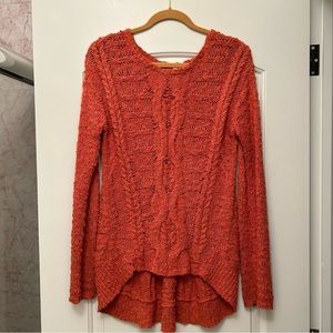 Anthropologie Knit Long Sleeve Sweater